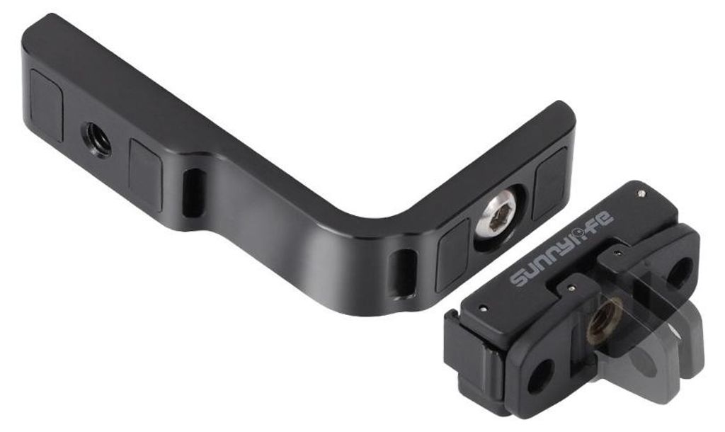 INF L-Halter CNC-Aluminium 7.6cm x5.2cm x4cm für Insta360 X4 Air/X5/4