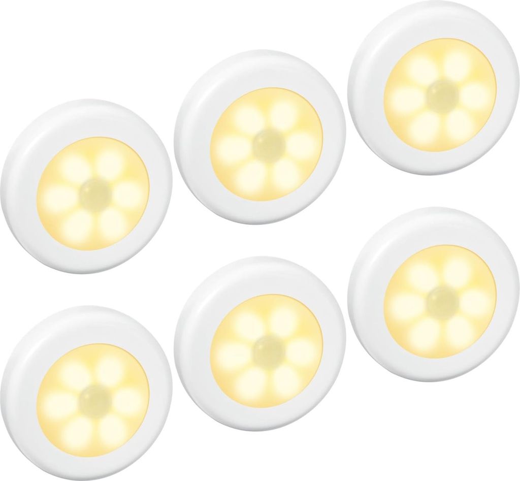 Nachtlicht mit Bewegungsmelder, automatische Ein-/Ausschaltfunktion, Schrankbeleuchtung, Bewegungsmelder-Nachtlicht für Treppenhaus, Schlafzimmer,...