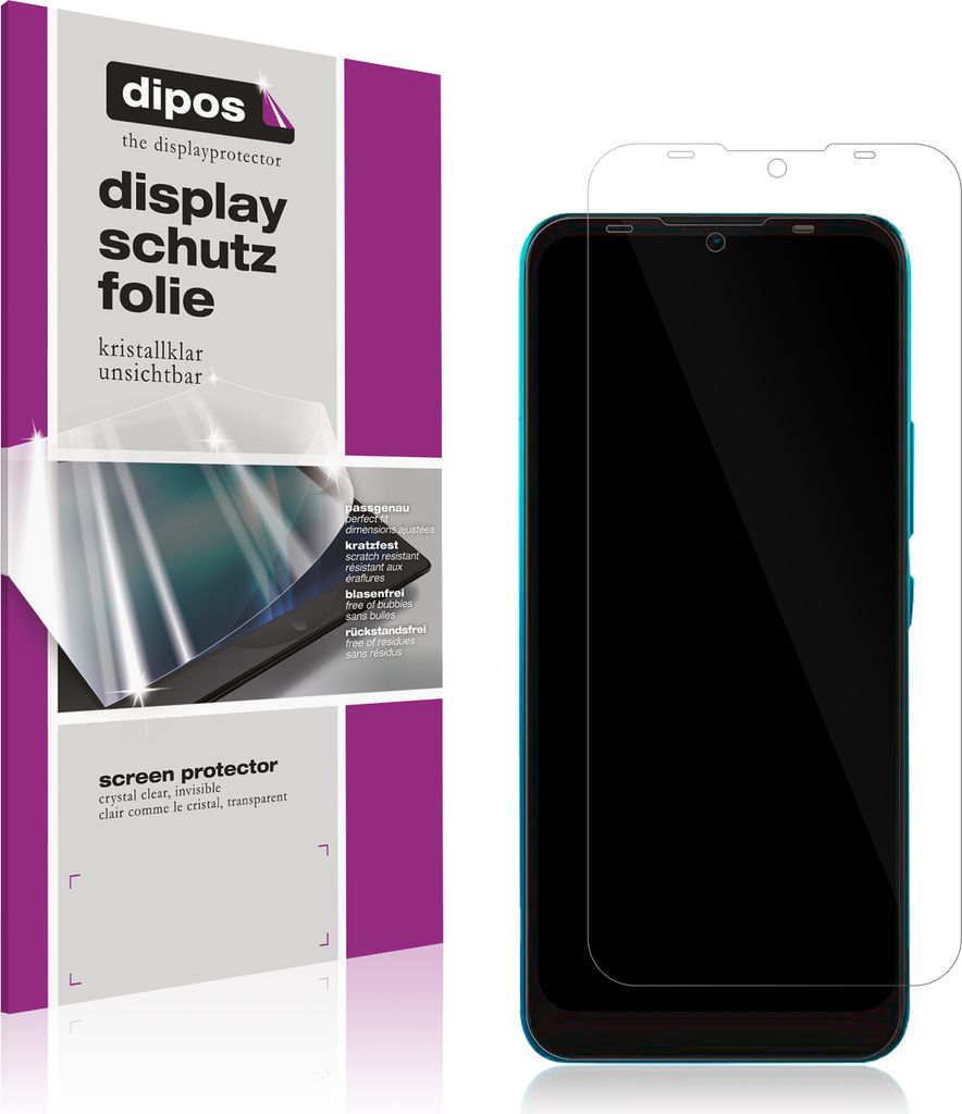 4x Schutzfolie für Mobicel Epic Pro klar Displayschutzfolie Folie Display Schutz dipos