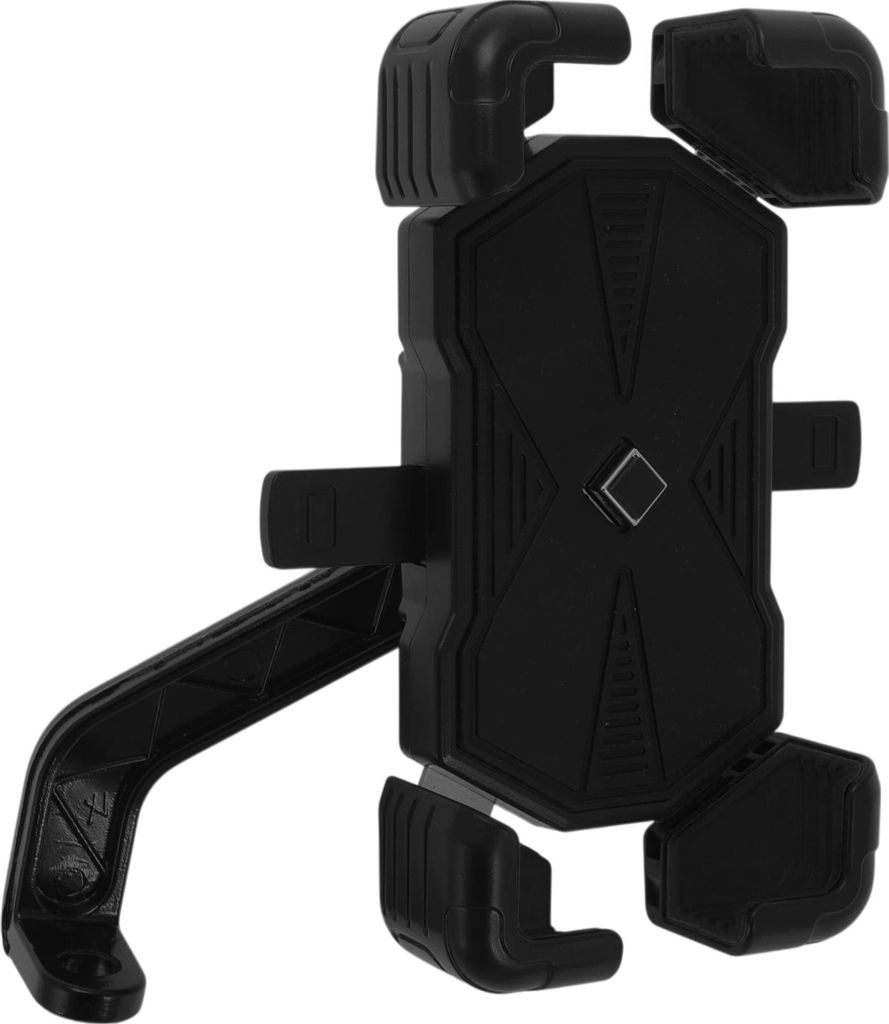 Anti-Rüttel Handyhalterung für Motorroller, 360° Drehbare Handyhalter für 4,5-7,2 Zoll Smartphone, Schwarz Gelb