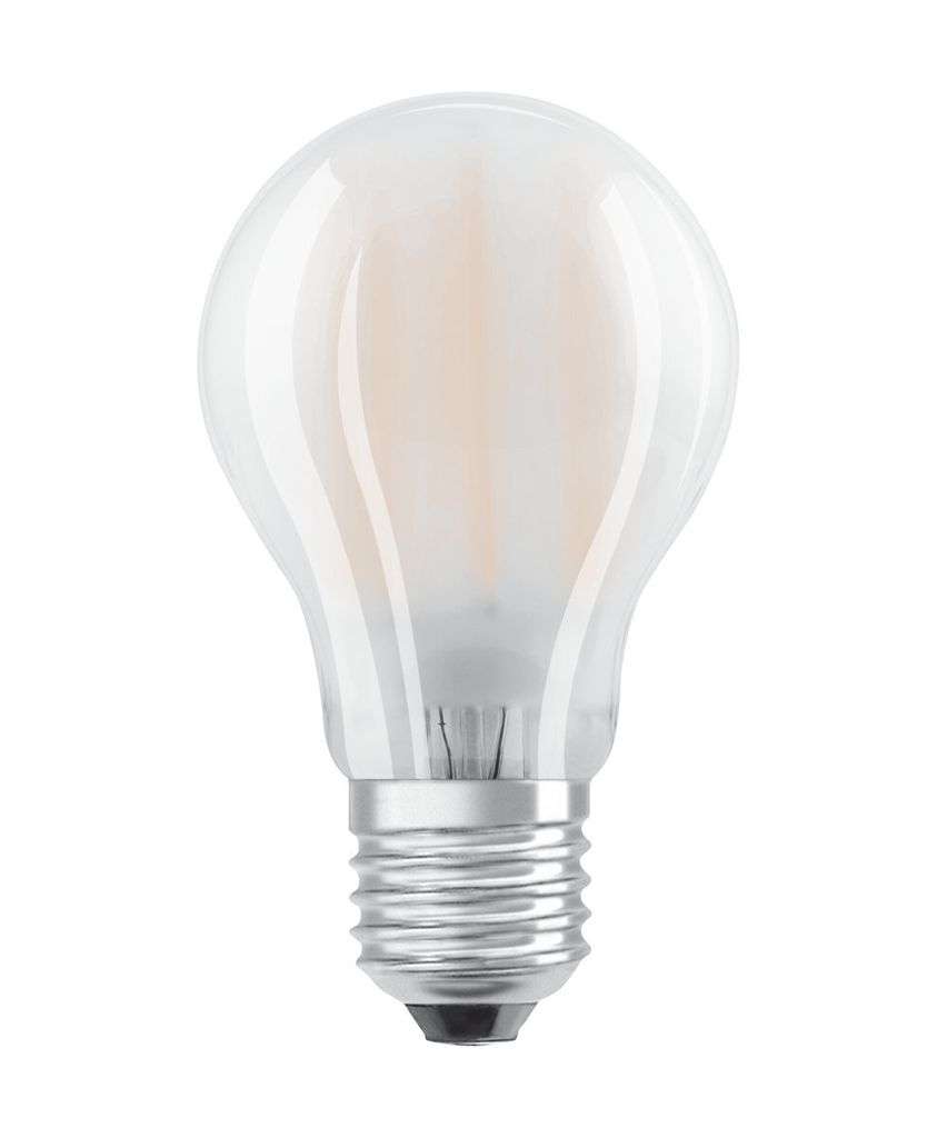 Osram LED Filament Leuchtmittel Birnenform A60 4W = 40W E27 matt 470lm Tageslicht 6500K kaltweiß