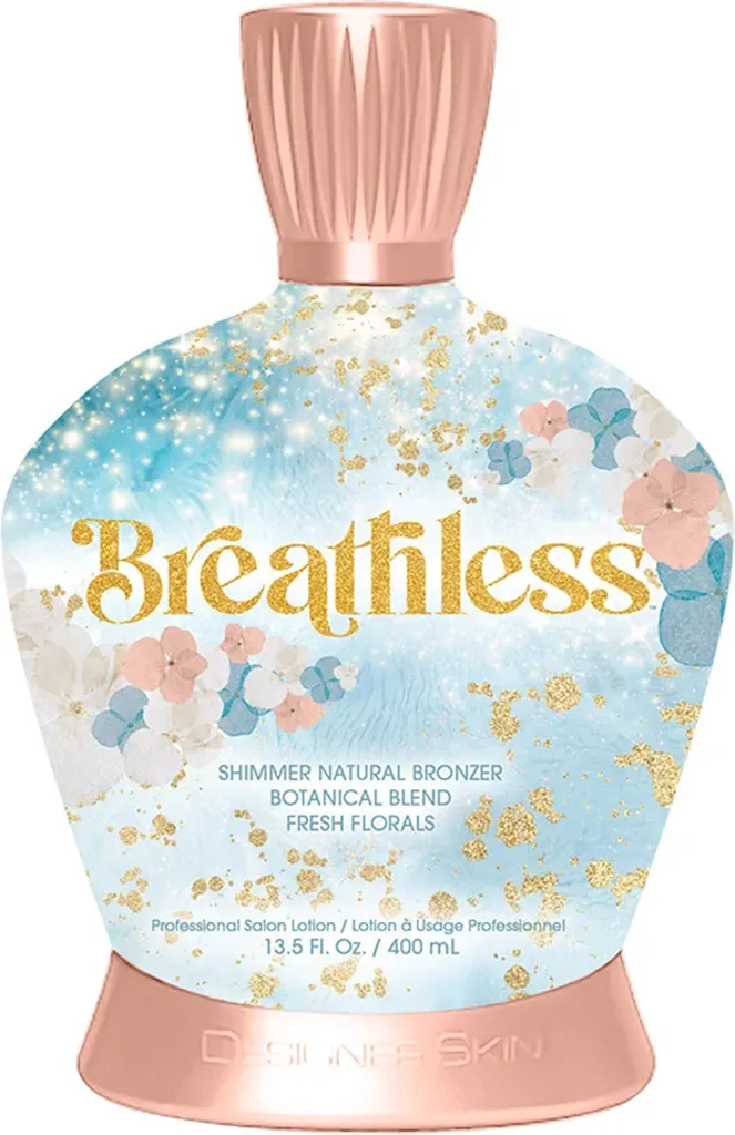 Designer Skin Breathless 400ml: Bronzer Shimmer per Solarium Professionale