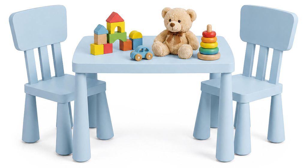 Set di sedute per bambini Relaxdays, composto da 1 tavolino Immagine del prodotto 