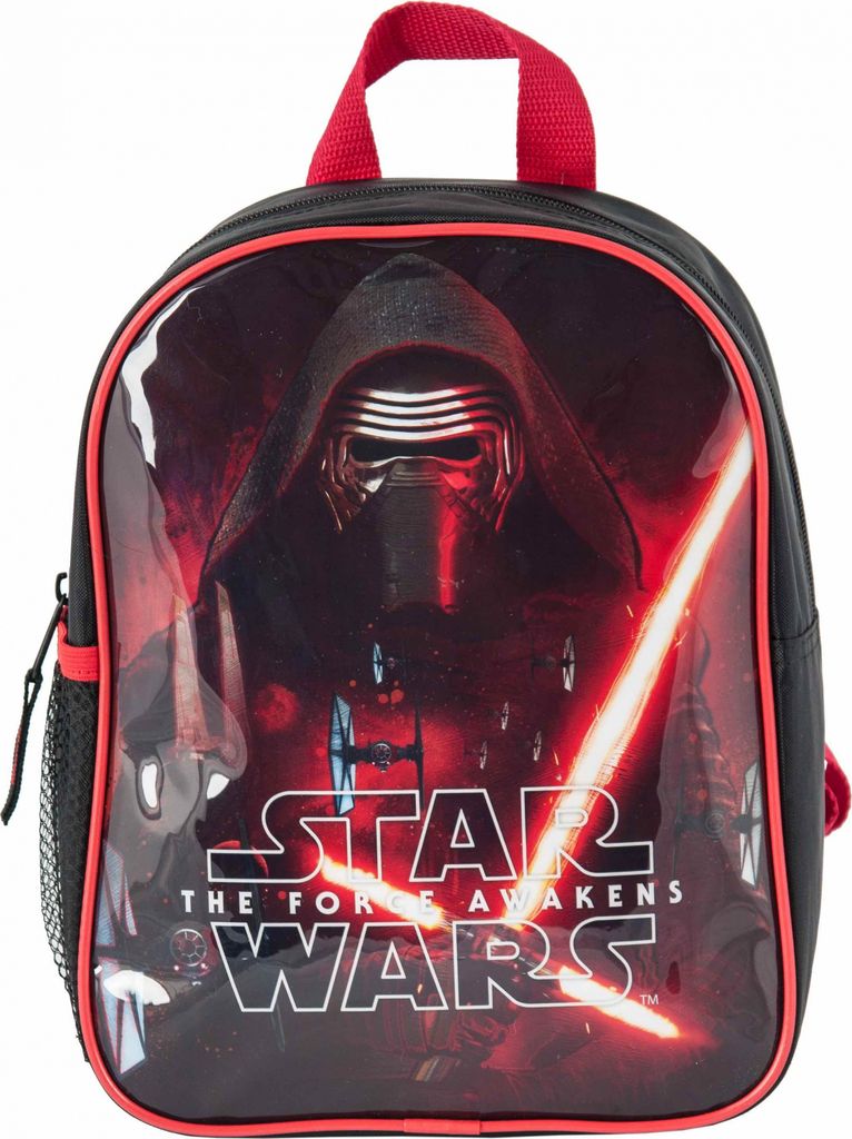 Star Wars Kylo Ren Kindergartenrucksack rot schwarz mit zwei Fächern