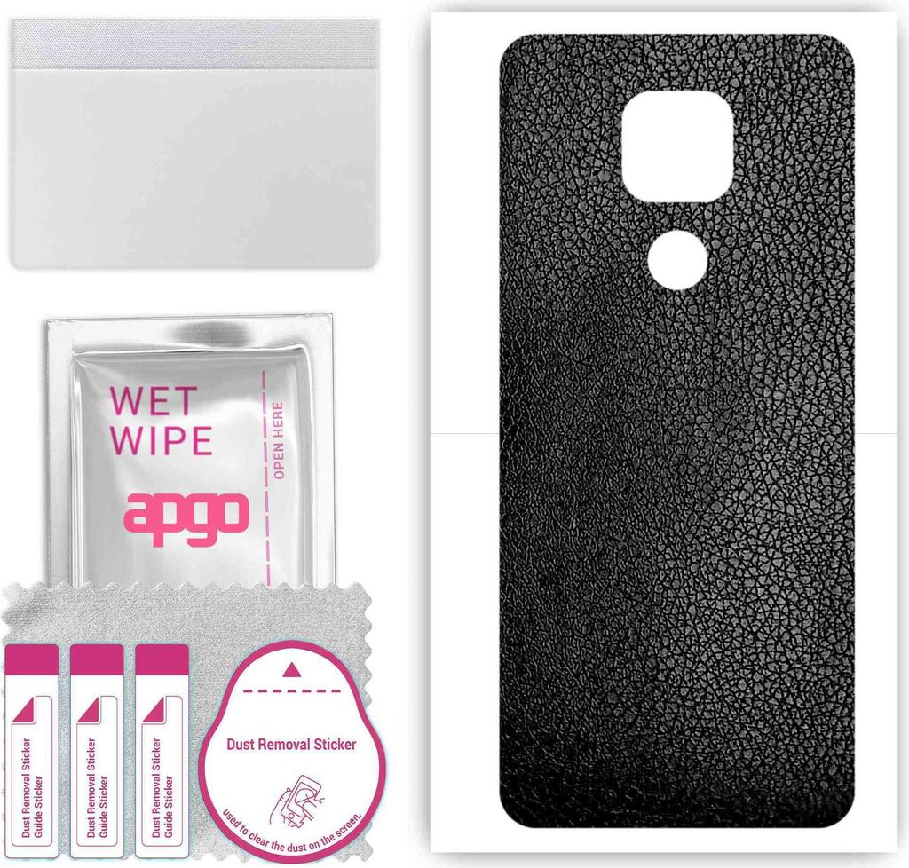 apgo Rückseite Schutzfolie, Skin, kompatibel mit Lenovo K12 (China), Hinten Displayschutzfolie aus Vinylfolie, kratzfest, einfache Montage - Schwa...
