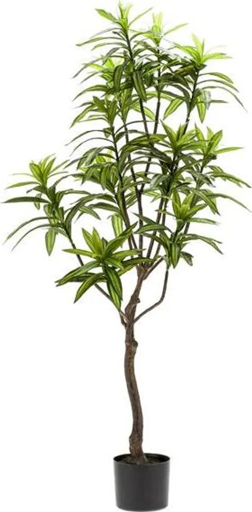 Dracaena artificiel 130 cm feuilles persistantes et tronc ultra réaliste
