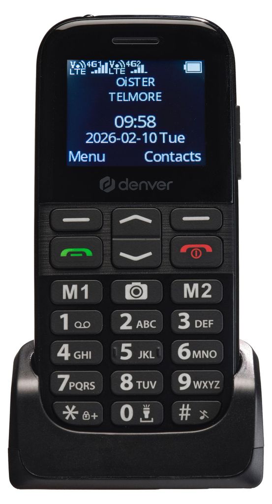 Denver BAS-18800L 4G Seniorenhandy mit großen Tasten & Produktbild 