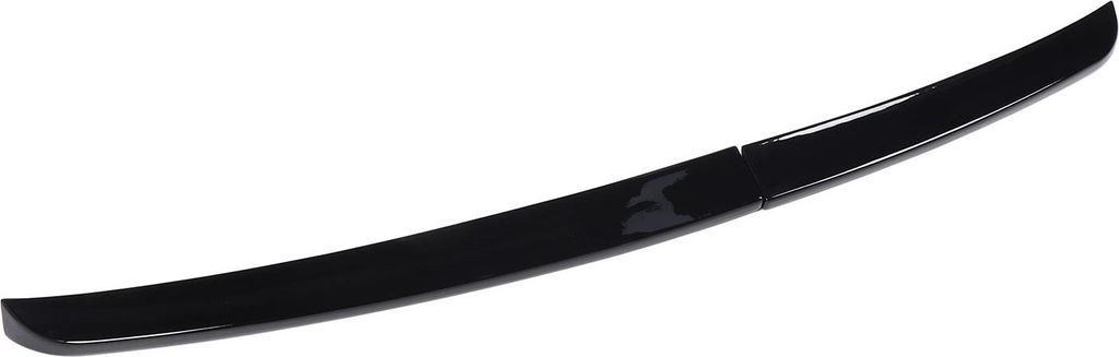 Heckspoiler für den Kofferraum, 2 Abschnitte, verbessert den aerodynamischen Hecklippenflügel für MK4 2020+, glänzendes Schwarz