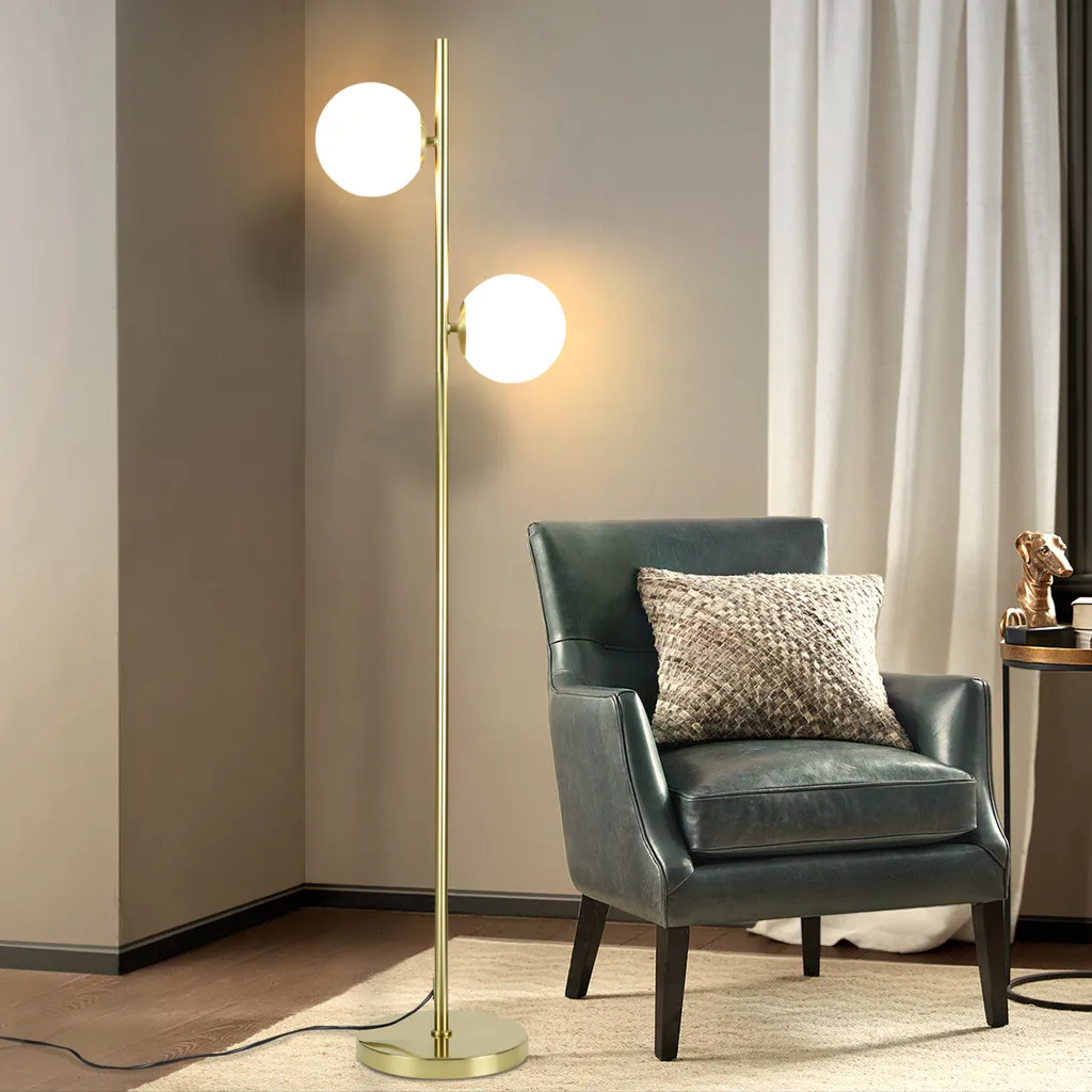 Lampe de lecture sur pied avec interrupteur à pied et câble de 2.2m