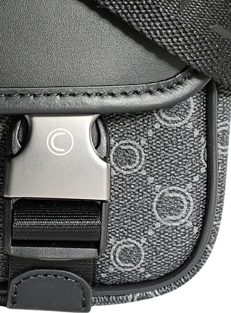 Sacoche Chabrand Icone Noir en Toile Grainée - Design Compact Homme - 3