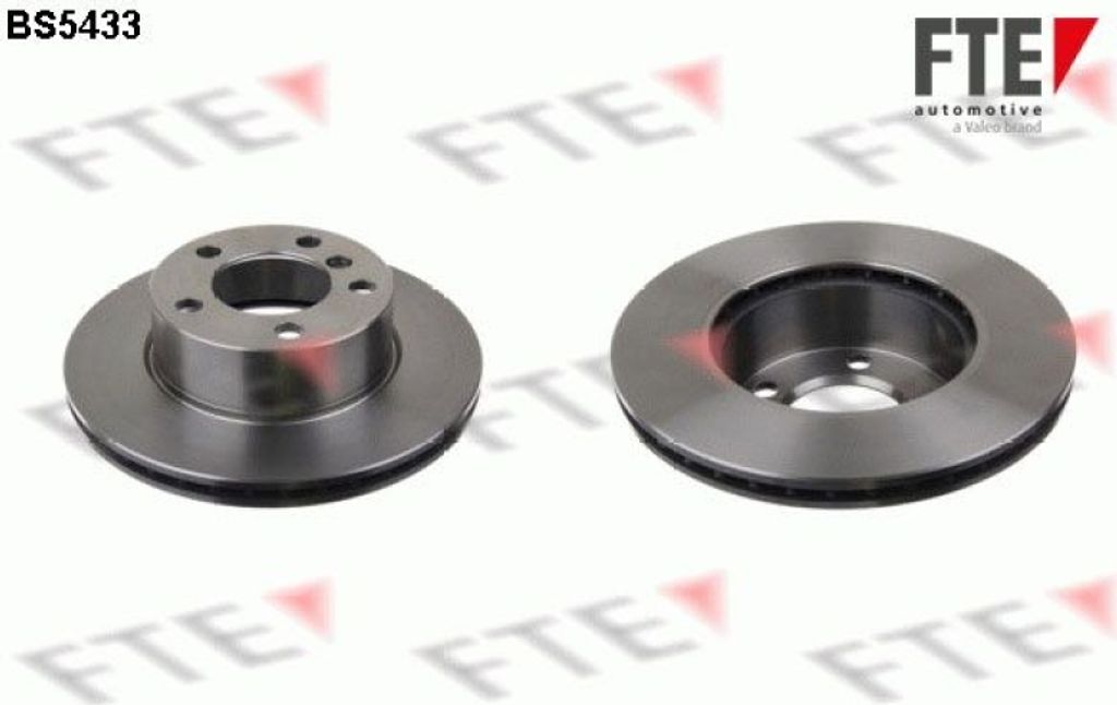 2 Bremsscheiben Vorderachse belüftet Ø 284 mm 22 mm FTE für u.a. BMW 1er