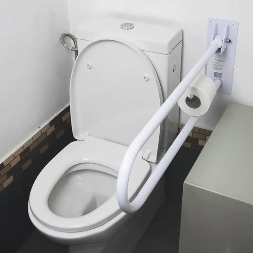 Barre d'appui antidérapante de WC pour éviter les chutes de seniors