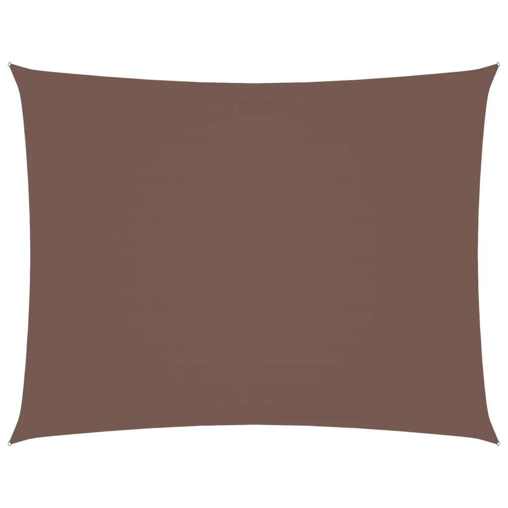 vidaXL Sun Sail Oxford Tessuto rettangolare 3x4,5 m Marrone - 8