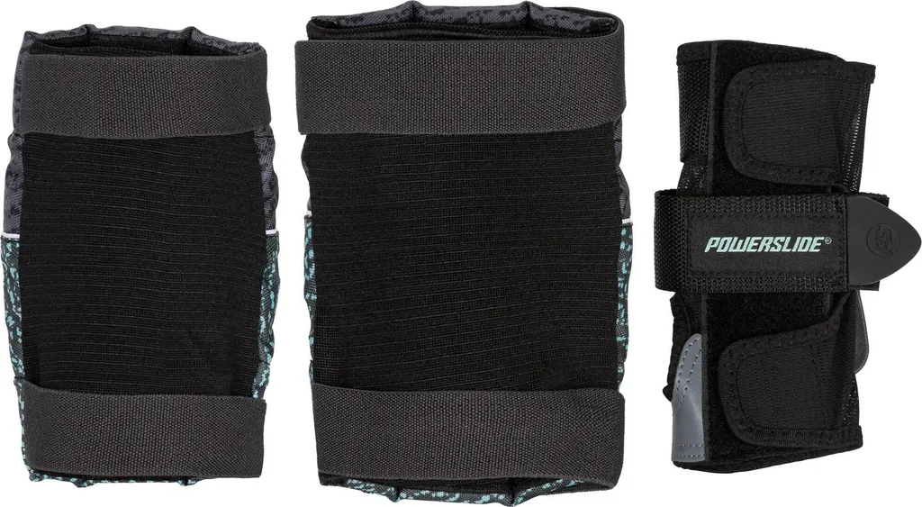 Protections Powerslide Standard avec Coques Rigides et Mousse EVA L