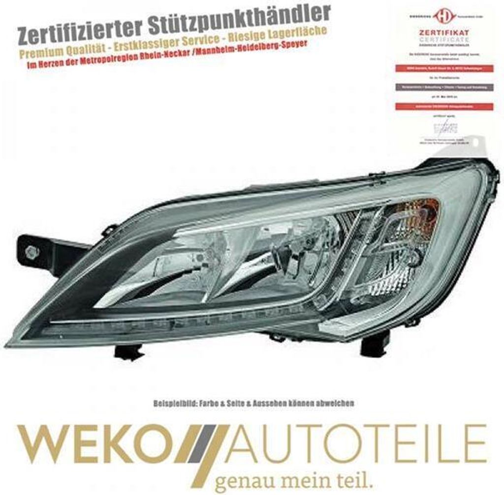 Scheinwerfer links DIEDERICHS 3484983 für CITROËN passend für FIAT