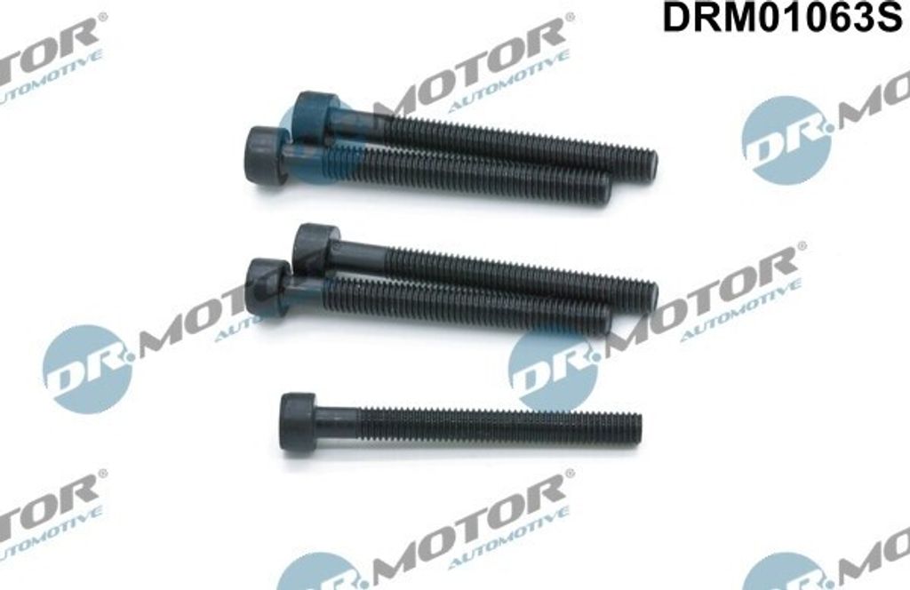 5x DR.MOTOR AUTOMOTIVE Schraube Einspritzdüsenhalter DRM01063S für VW Transporter V Bus (7HB, 7HJ, 7EB, 7EJ, 7EF, 7EG, 7HF, 7EC)