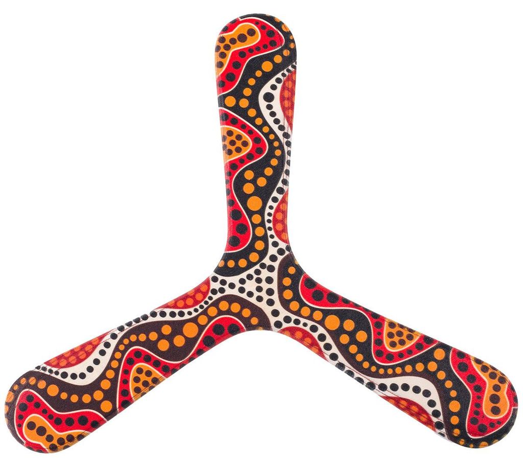 Boomerang Wallaby Boomerang Ozzie WB001 Dúha 24 cm Obrázok produktu 