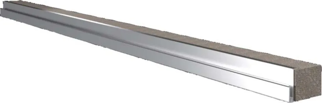 Profil de jonction central Rittal VX 800 mm en acier zingué pour câblage