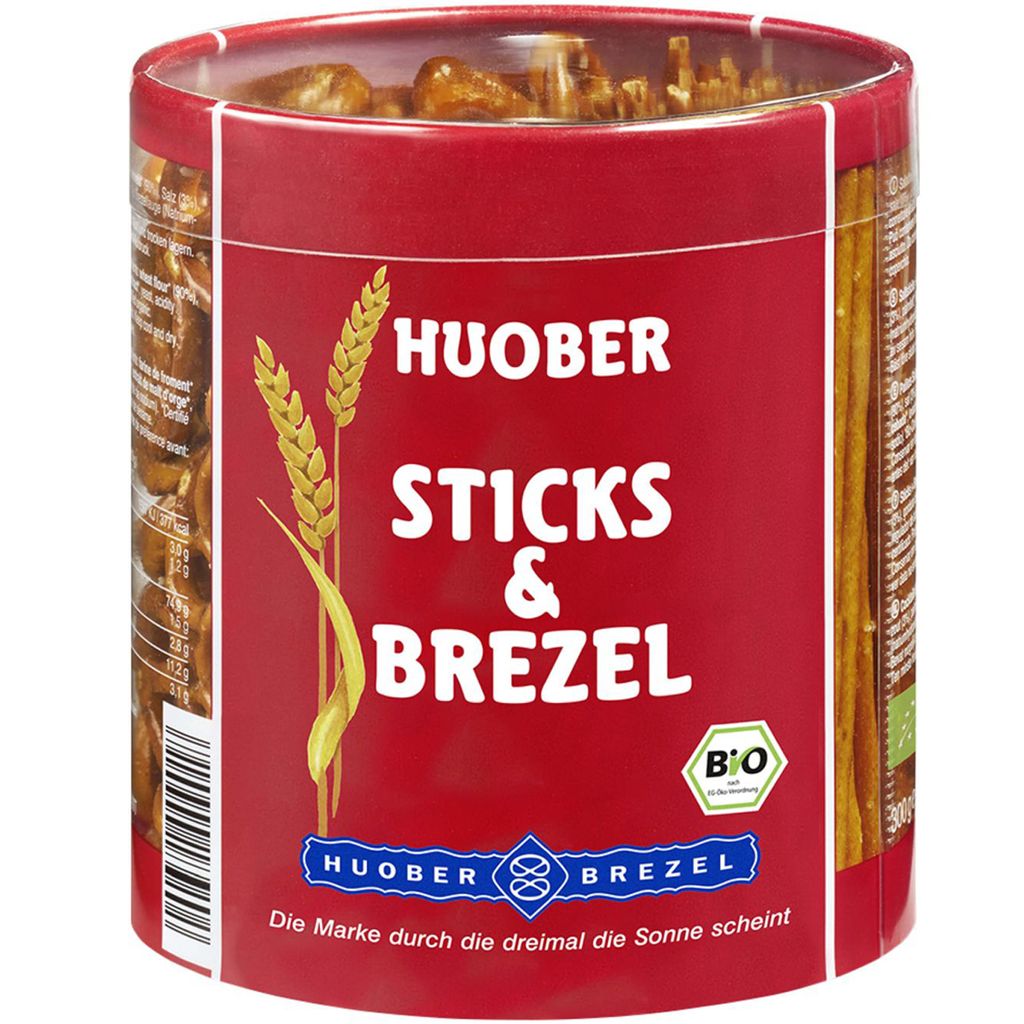 Huober Sticks und Brezel knuspriges Salzlaugengebäck 300g