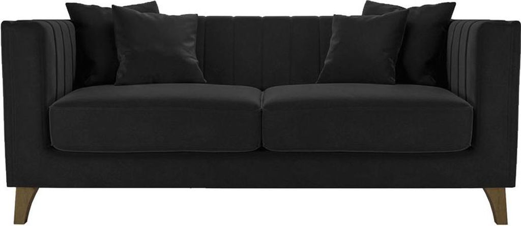 2-Sitzer-Sofa Barra-Velluto 20-dark-oak