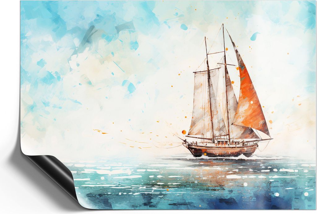 DEQORI Magnetmatte Universal 59x42 cm (A2) 'Meeresträumerei' Magnetfolie Kalender Planer