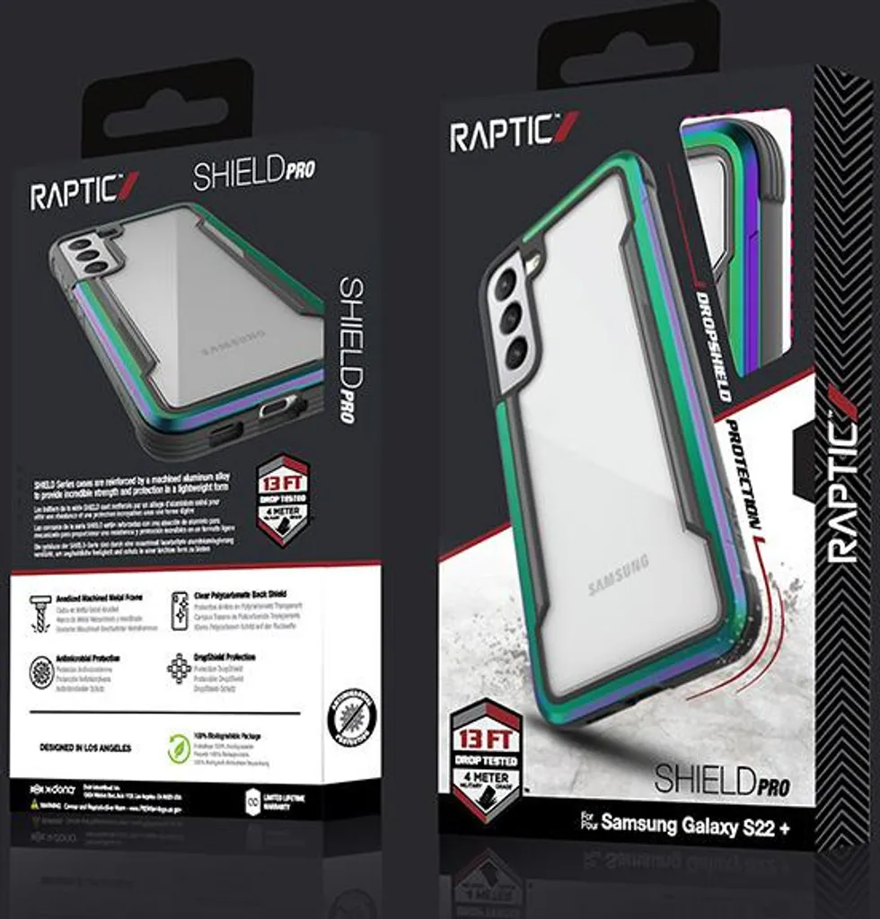 X-Doria Raptic Shield Pro - Coque Samsung Galaxy S22+ 5G Irisé - 8