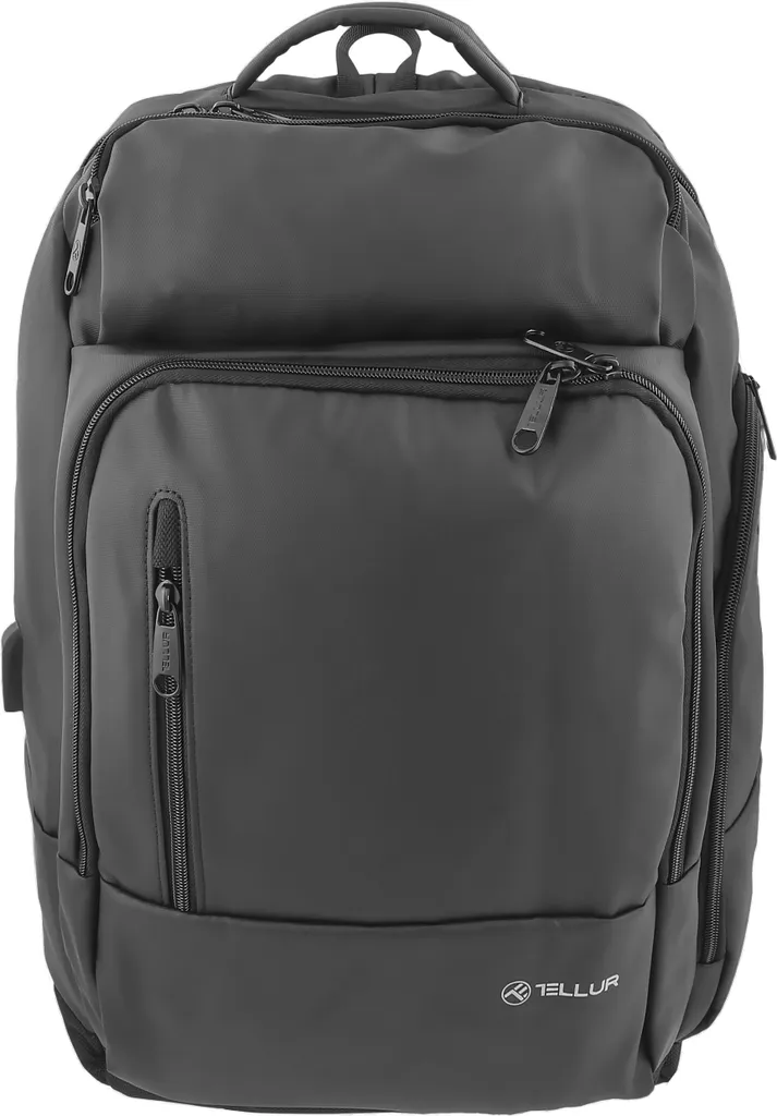 Sac à dos USB Tellur Business XL 17,3 pouces antichoc et imperméable noir