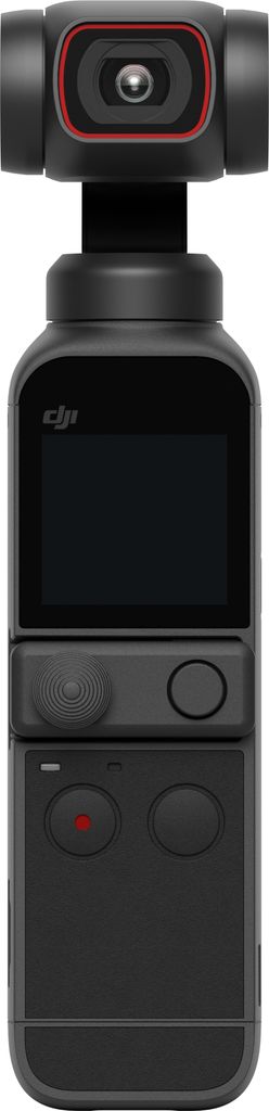 A black DJI Pocket 2 camera is shown against a white background.