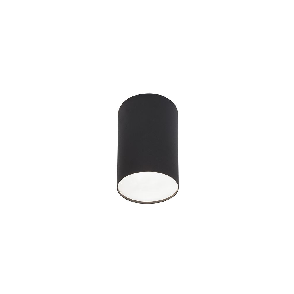 POINT PLEXI black L Deckenaufbauspot
