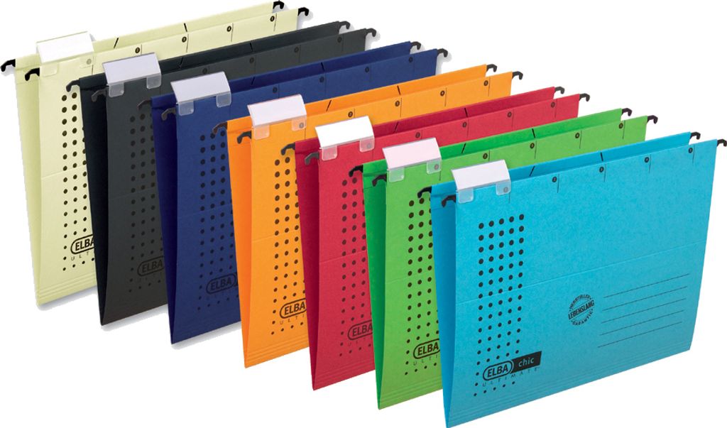 ELBA Hängemappe chic ULTIMATE DIN A4 grün 5er