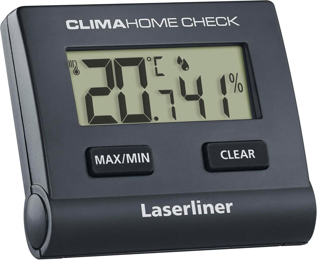 Laserliner ClimaHome-Check digitales Hygrometer Feuchtesensor Luftfeuchtemesser
