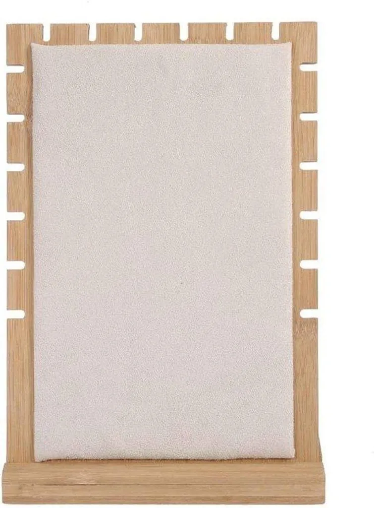 Porte-bijoux Design avec 3 Couleurs au Choix - Support Beige de Qualité