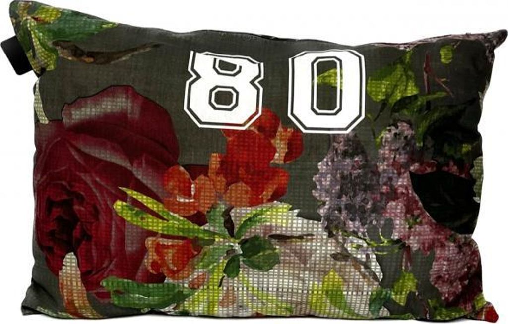 Madison Sierkussen 60x40 cm Rosen grau