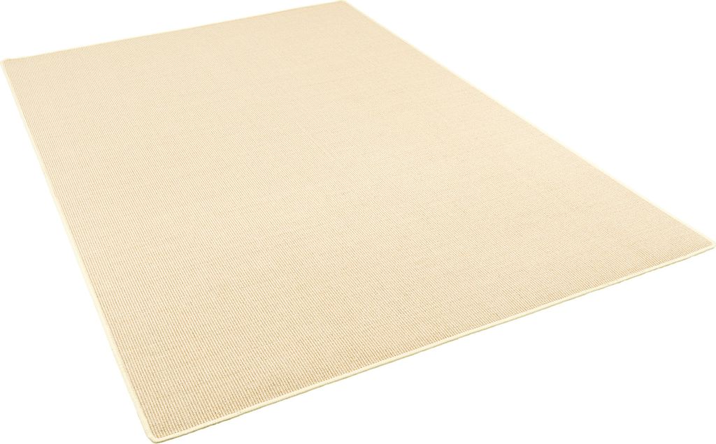 Natur Teppich Sisal Klassisch Einfarbig, Größe:160x240 cm, Farbe:Creme