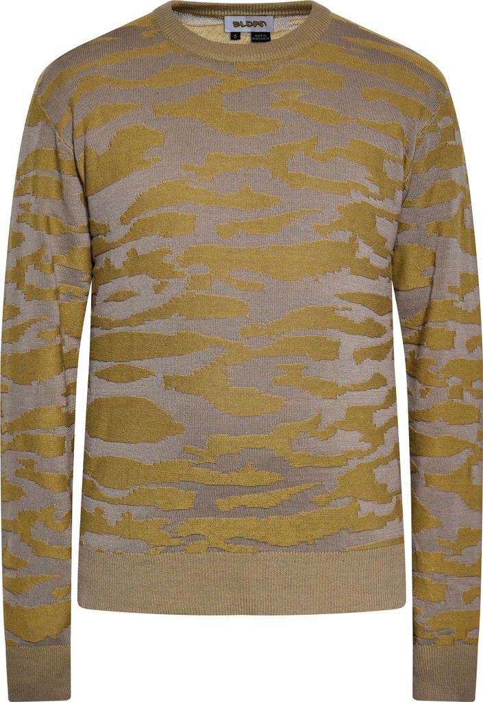 Sloan herren pullover - khaki grau melange, XL