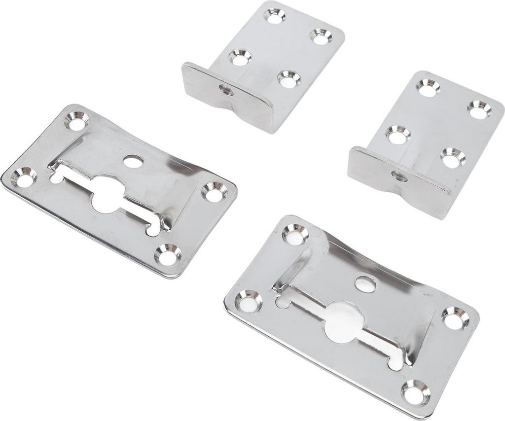 Abnehmbarer Edelstahl Caravan 1 Paar Desktop -Tischhalterung Ersatz für RV -Yachtschiff