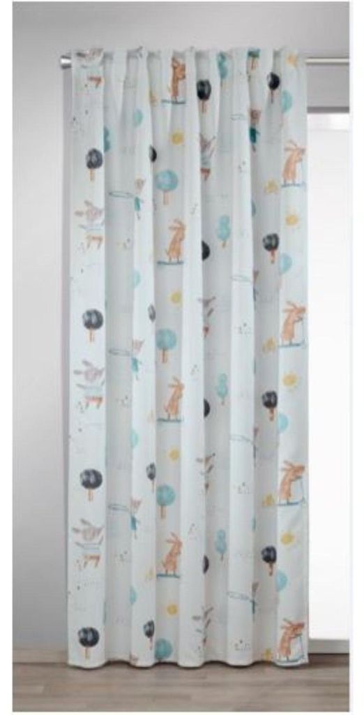 Fertigschal verdeckte Schlaufen "Animals" von Albani: Größe (HxB): 245x135cm Farbe: Blau