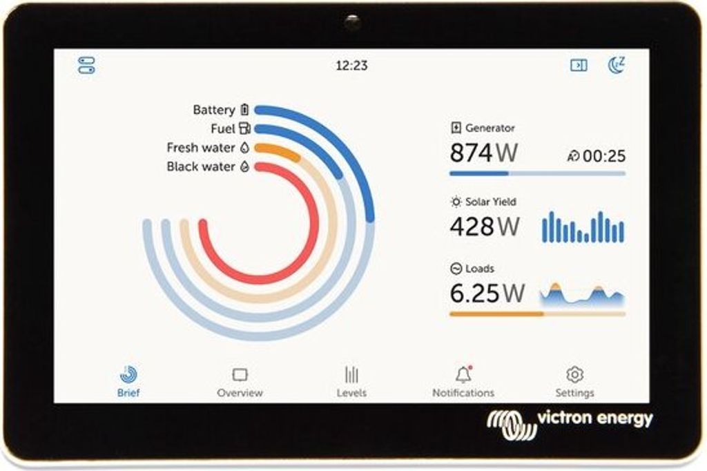 Victron GX Touch 70 flush - Display für Cerbo GX | BPP900455170