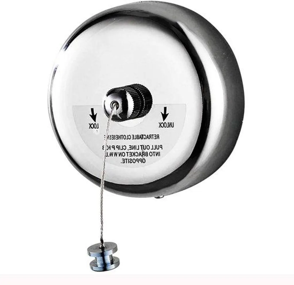 Séchoir à linge rétractable de 28m extensible pour intérieur et balcon - 2