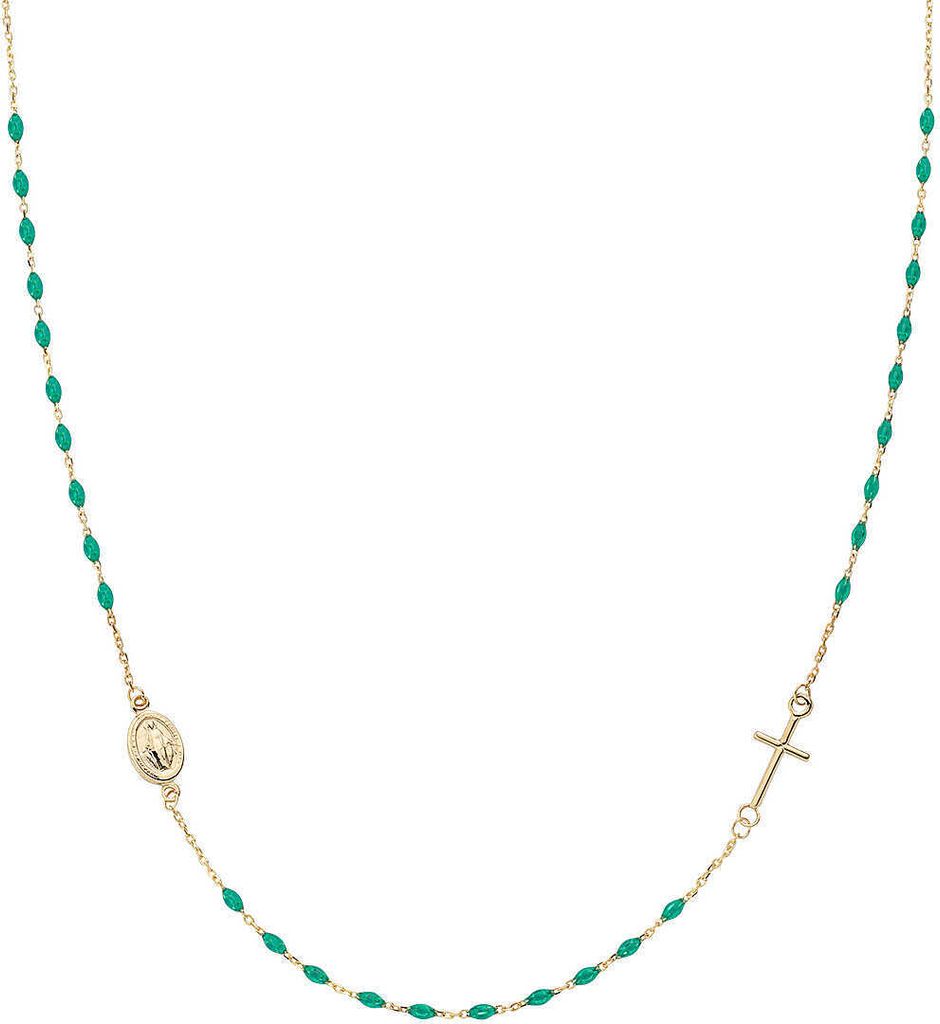Halsketten Rosenkranz Amen Gold Von 50 cm bis 70 cm Kollektion - frau