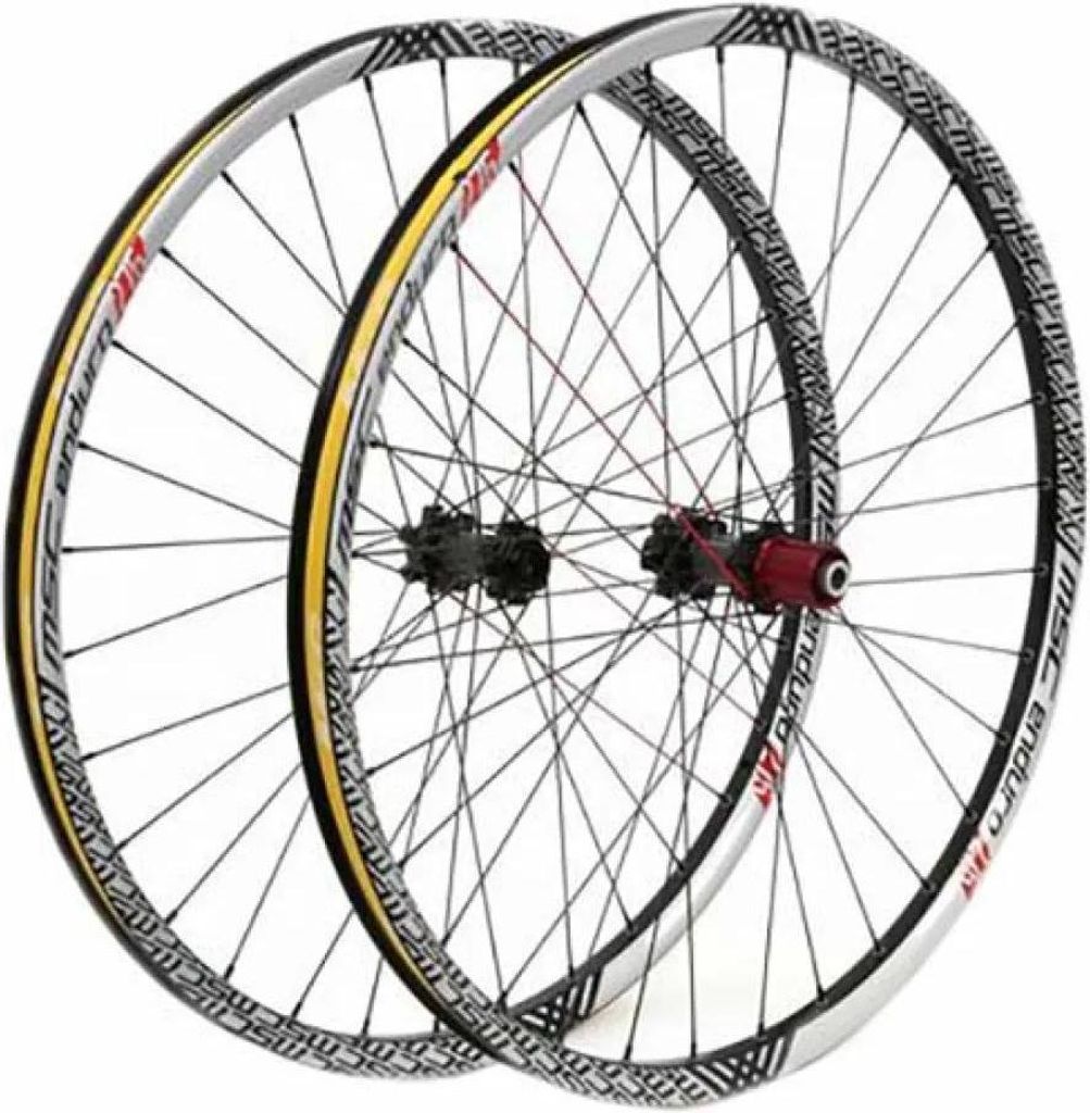 Msc Enduro Aluminium 27.5 ́ ́ Disc Mtb-laufradsatz Weiß,Schwarz 15 x 100 / 12 x 135 mm / Shimano/Sram HG Weiß,Schwarz 15 x 100 / 12 x 135 mm