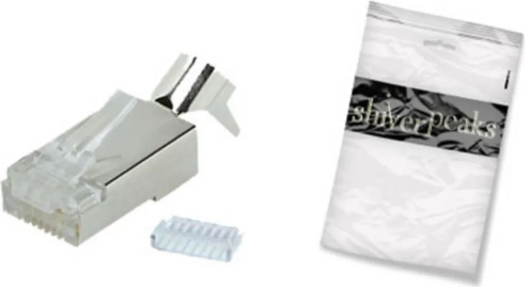 Fiche RJ45 Mâle en Métal shiverpeaks pour Câble Réseau Ethernet FTP