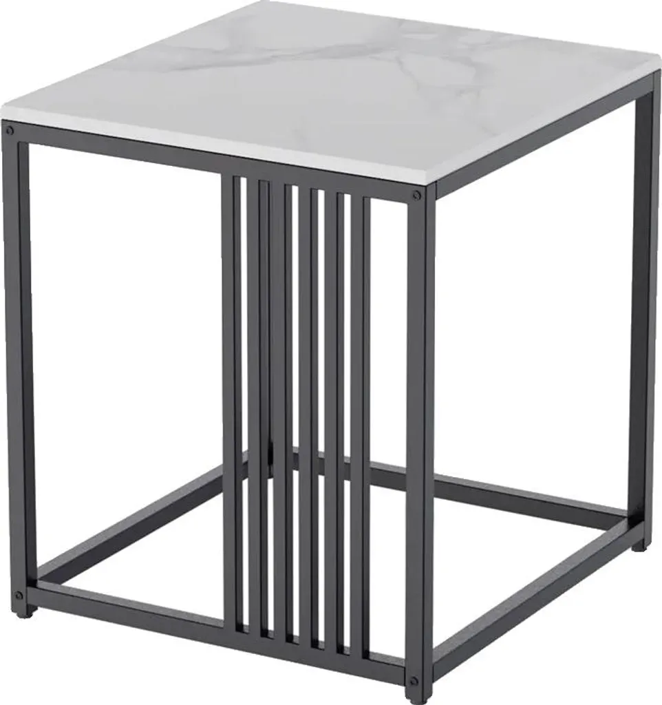 Table de chevet moderne blanche pour chambre, idéale comme support lampe