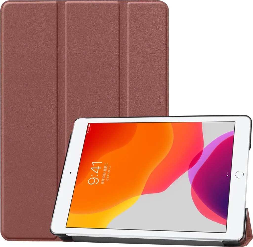 Custodia Professionale iPad 10.2 Marrone - Design Folio e Stand