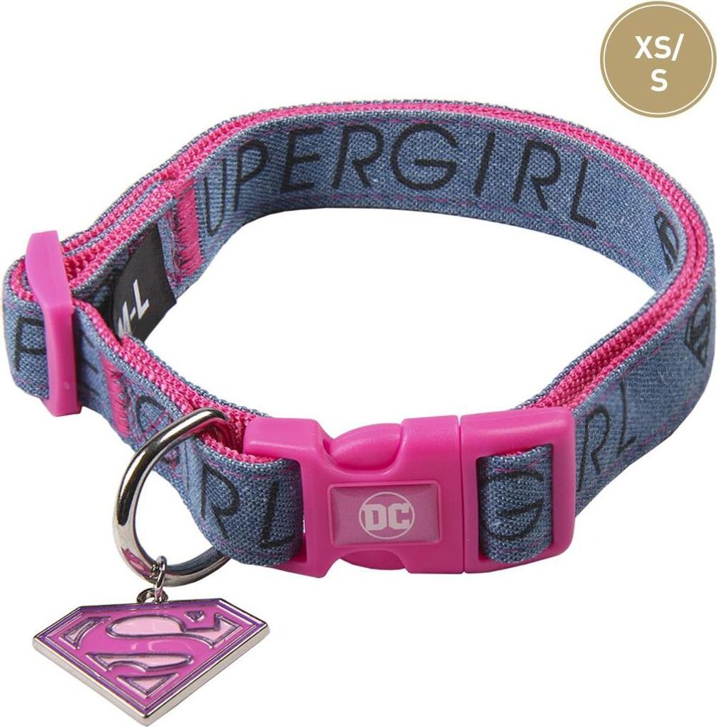 Supergirl Haustierhalsband Größe XS-S