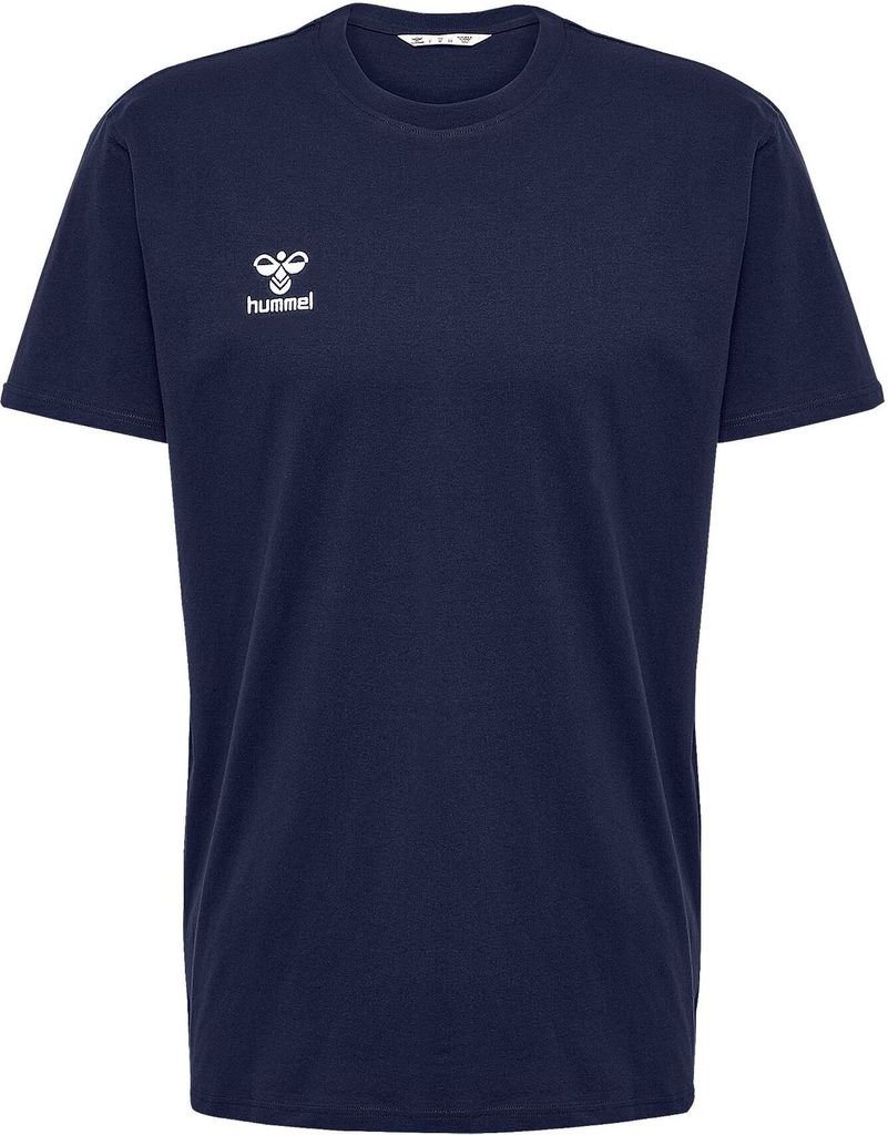 hummel T-Shirt Rundhalsausschnitt gesticktes Logo Regular fit Größe: XXL