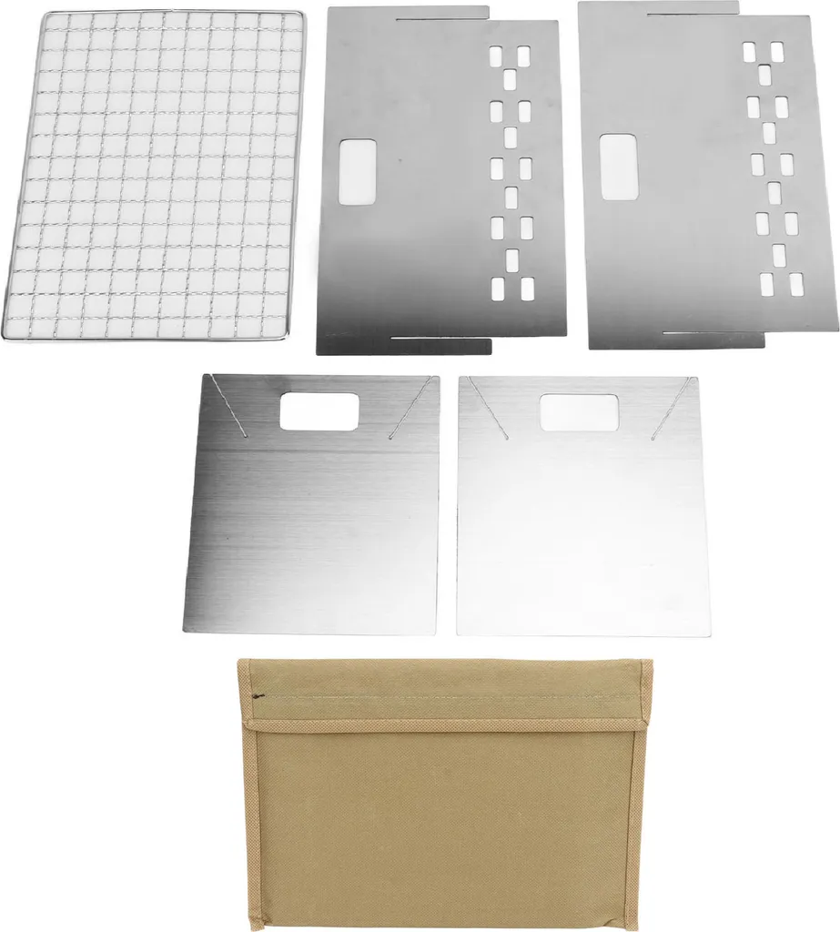 Rattle Grill Design in Acciaio Inox | Mini BBQ da Tavolo e Viaggio