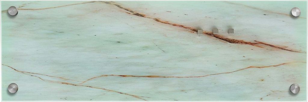 Design-Glas-Memoboard Marble 20x60 cm