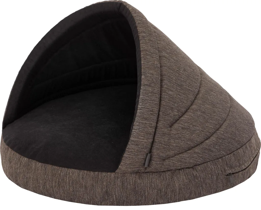 Letto Grotta Cane 65x50 cm Marrone: Cuscino Ortopedico e Cuccia R1