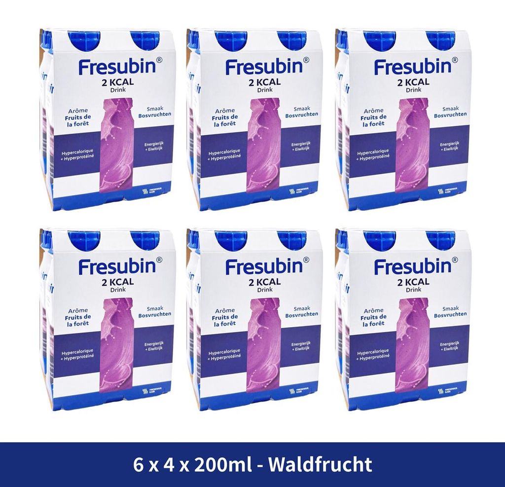 Fresubin 2 KCAL Drink Waldfrucht 24x200ml Trinkflasche Produktbild 